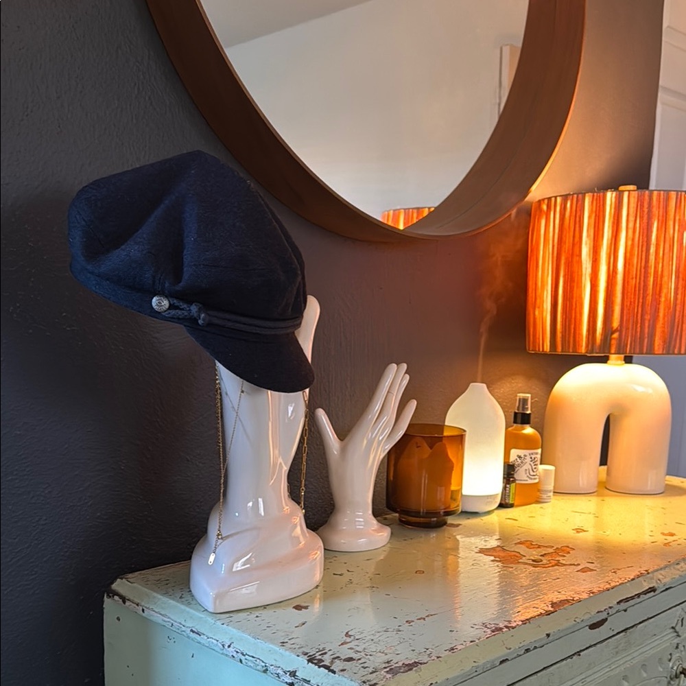 Brixton Black Hat Military Style